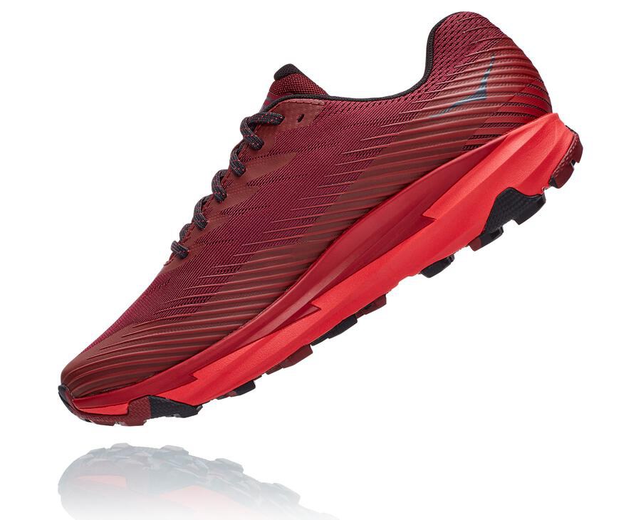 Hoka One One Trainers Mens Red - Torrent 2 - 79043ZHJK